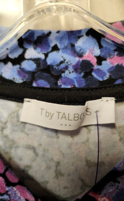 Talbots Women's Size S Blue Floral Jacket