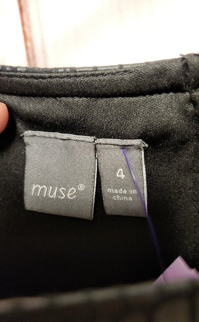 Muse Women's Size 4 Black Dress