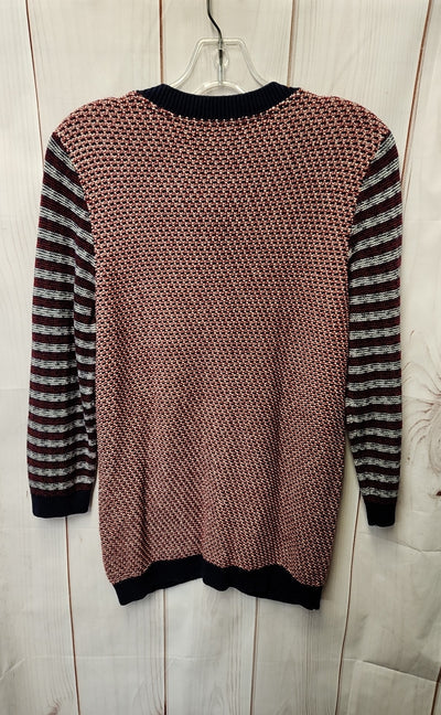 Tommy Hilfiger Women's Size M Red & Blue Cardigan