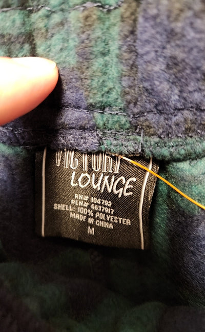 Victory Lounge Men's Size M Blue & Green PJ Bottom