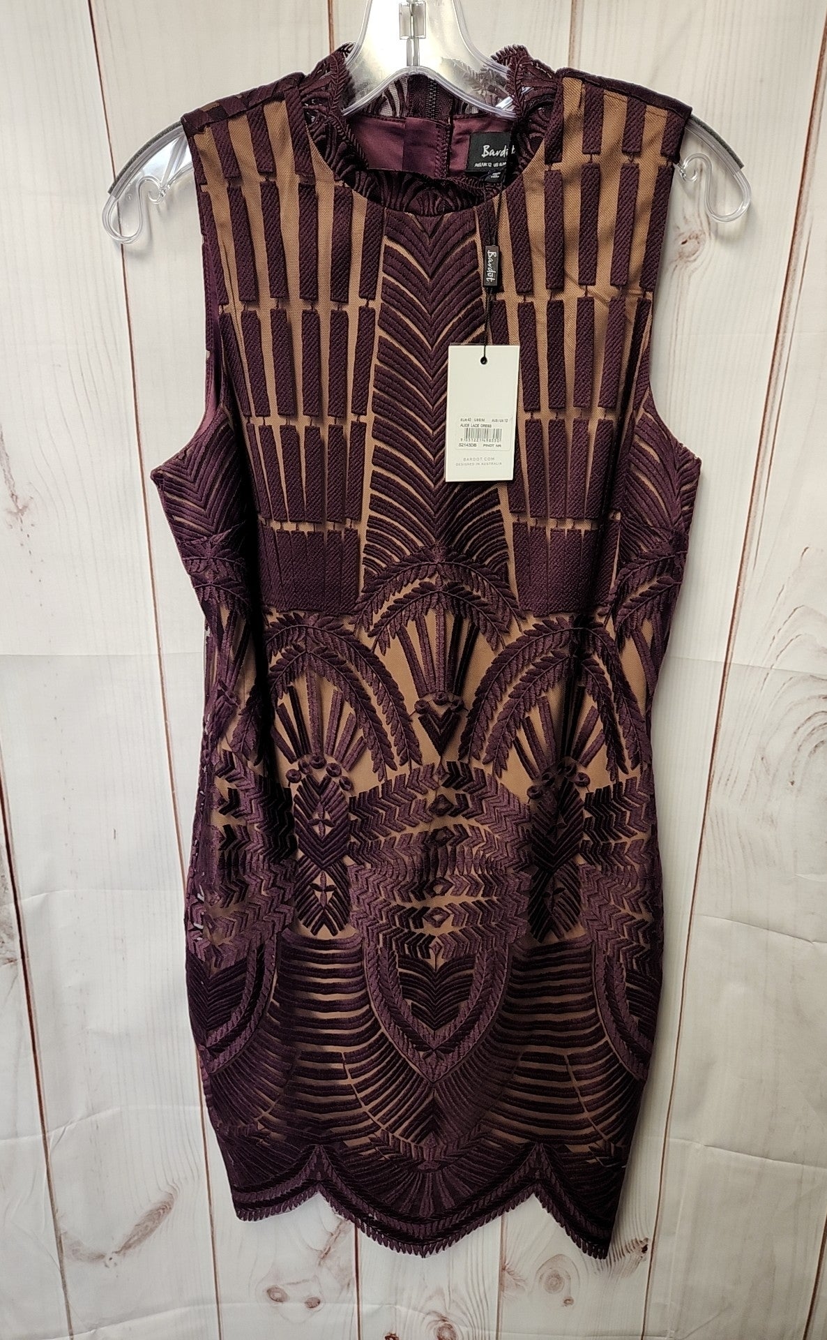 NWT Bardot Women's Size 8 Purple Dress