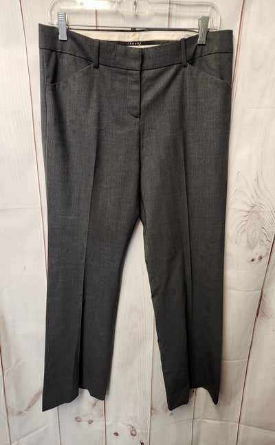 Theory Women's Size 8 Gray Pants