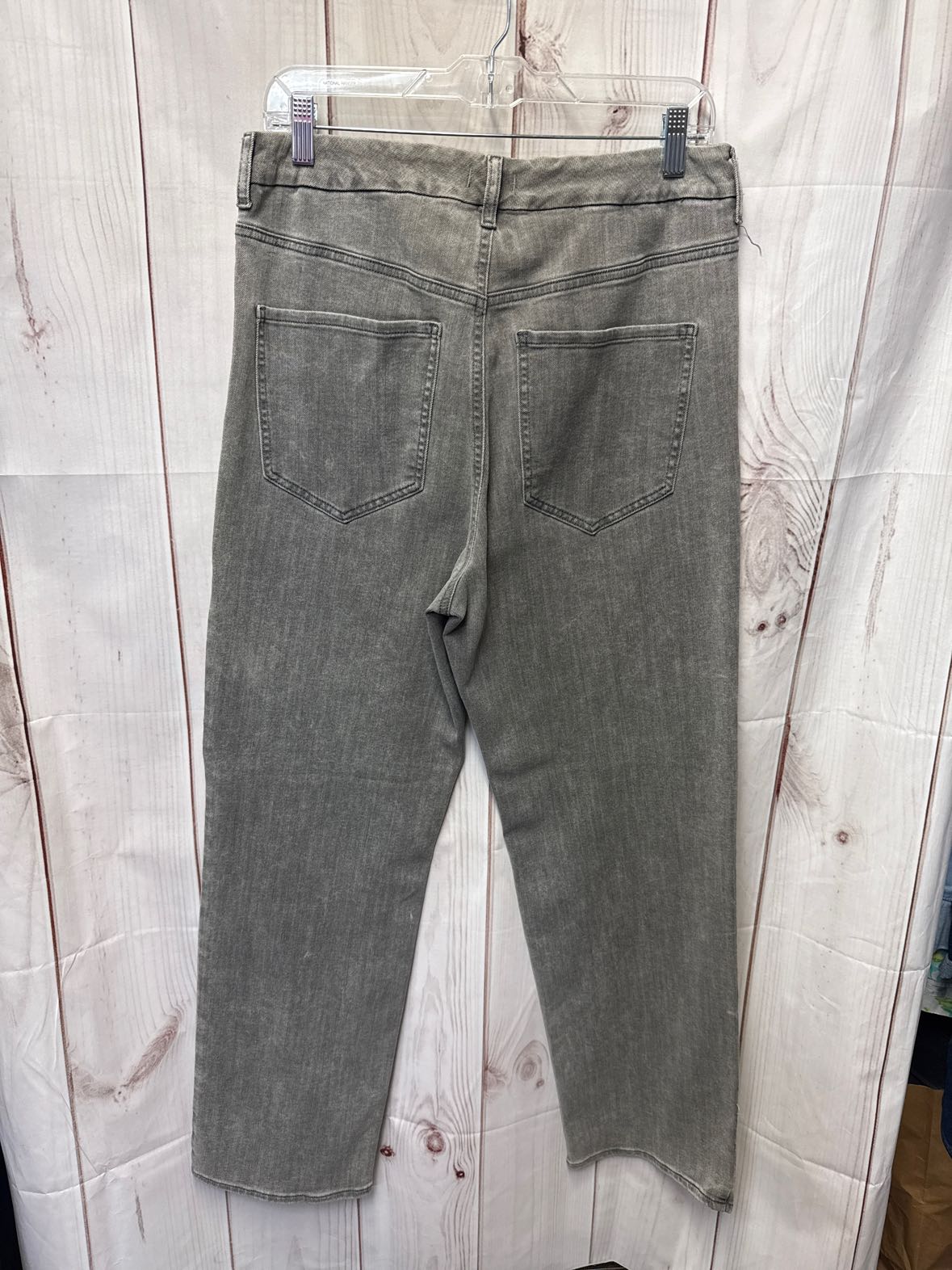 Express Women's Size L Gray Modern Straight Jeans