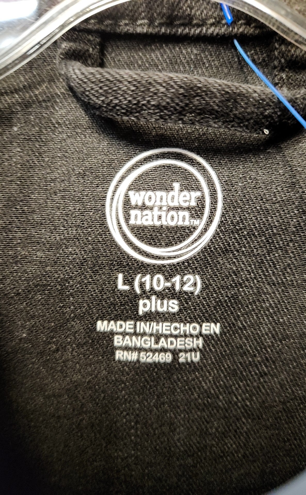 Wonder Nation Girl's Size 10/12 Black Jacket