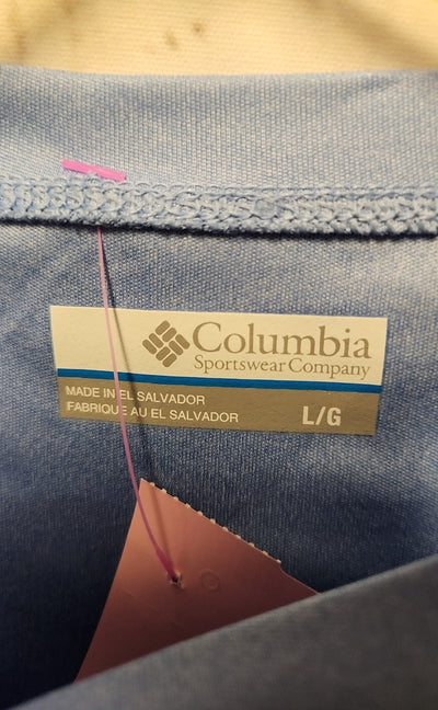 NWT Columbia Men's Size L Blue Shirt
