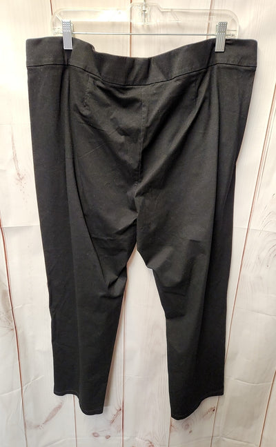Chico's Travelers Women's Size 4 = US 20 Black Pants