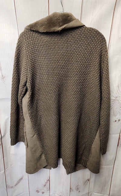 Love Token Women's Size L Brown Cardigan