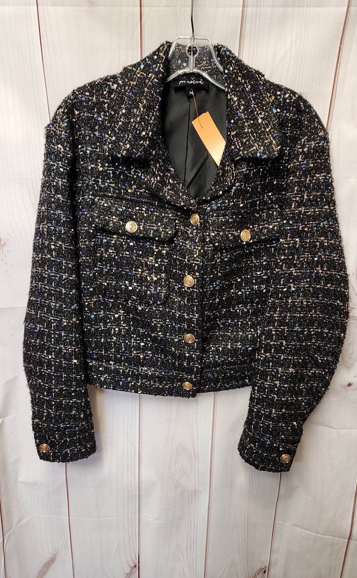 Marled Women's Size M Black Jacket