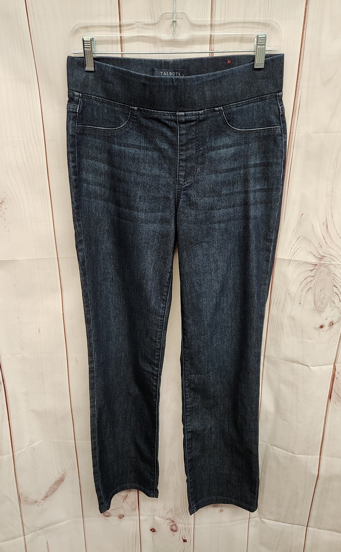 Talbots Women's Size 6 Petite Blue Jeans Pull-on Sculpt Straight