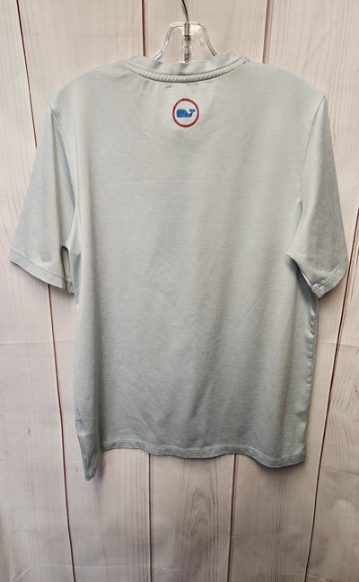 Vineyard Vines Boy's Size 12/14 Blue Shirt