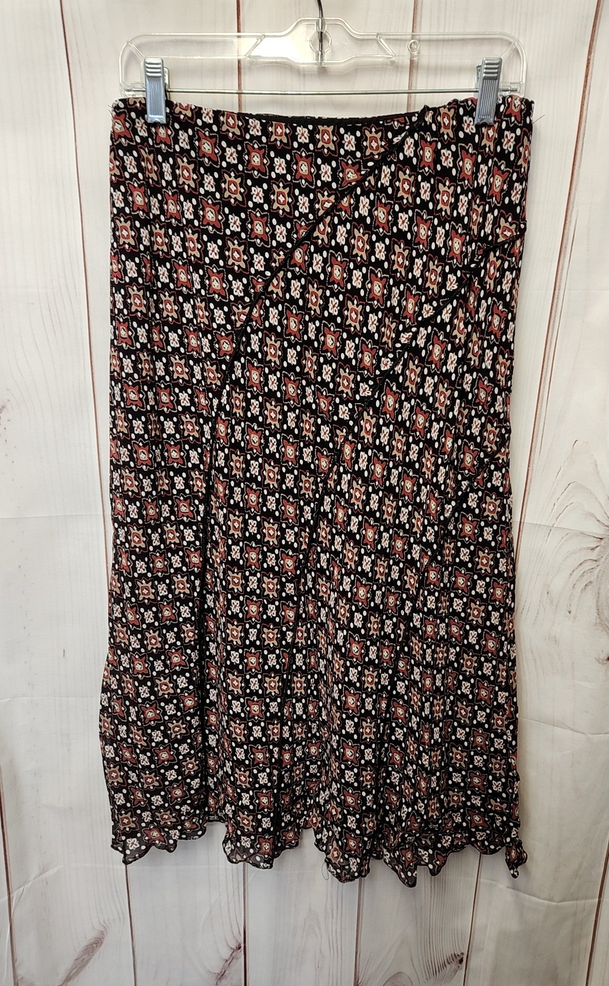 Style & Co Women's Size 6 Black & Red Skirt