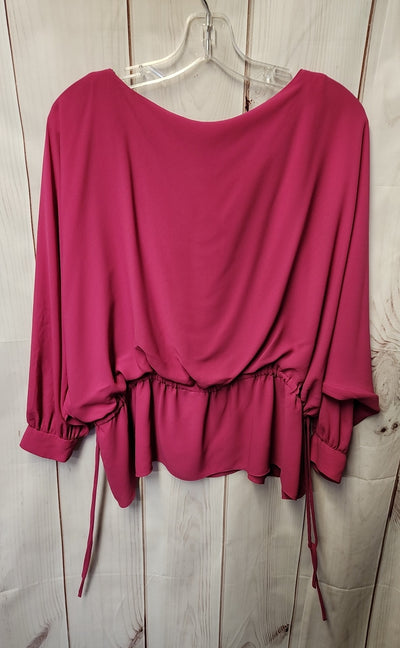 Natori Women's Size S Pink 3/4 Sleeve Top
