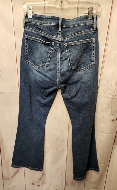 Loft Women's Size 25 (0) Blue Jeans The Curvy Kick Crop