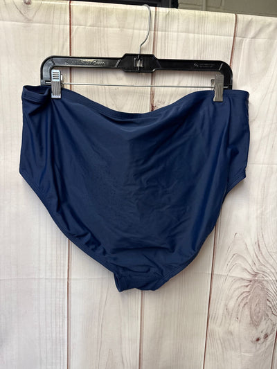 Shade Shore Women's Size 1X Navy Swim Bottom
