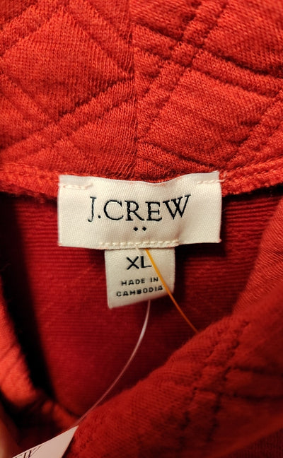 NWT J Crew Women's Size XL Red Sweatshirt