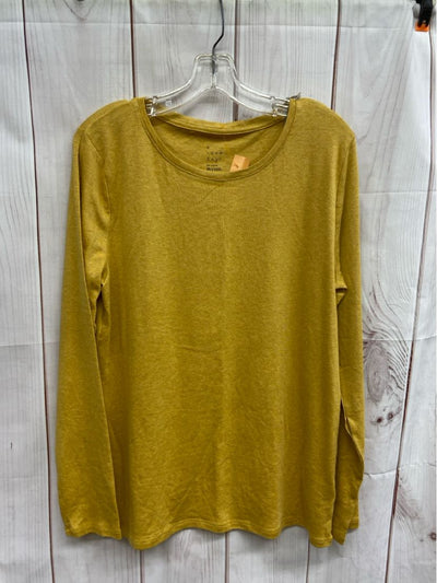 A New Day Women's Size XXL Yellow Long Sleeve Top