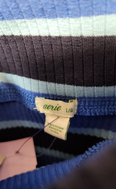 Aerie Women's Size L Blue Skirt NWT