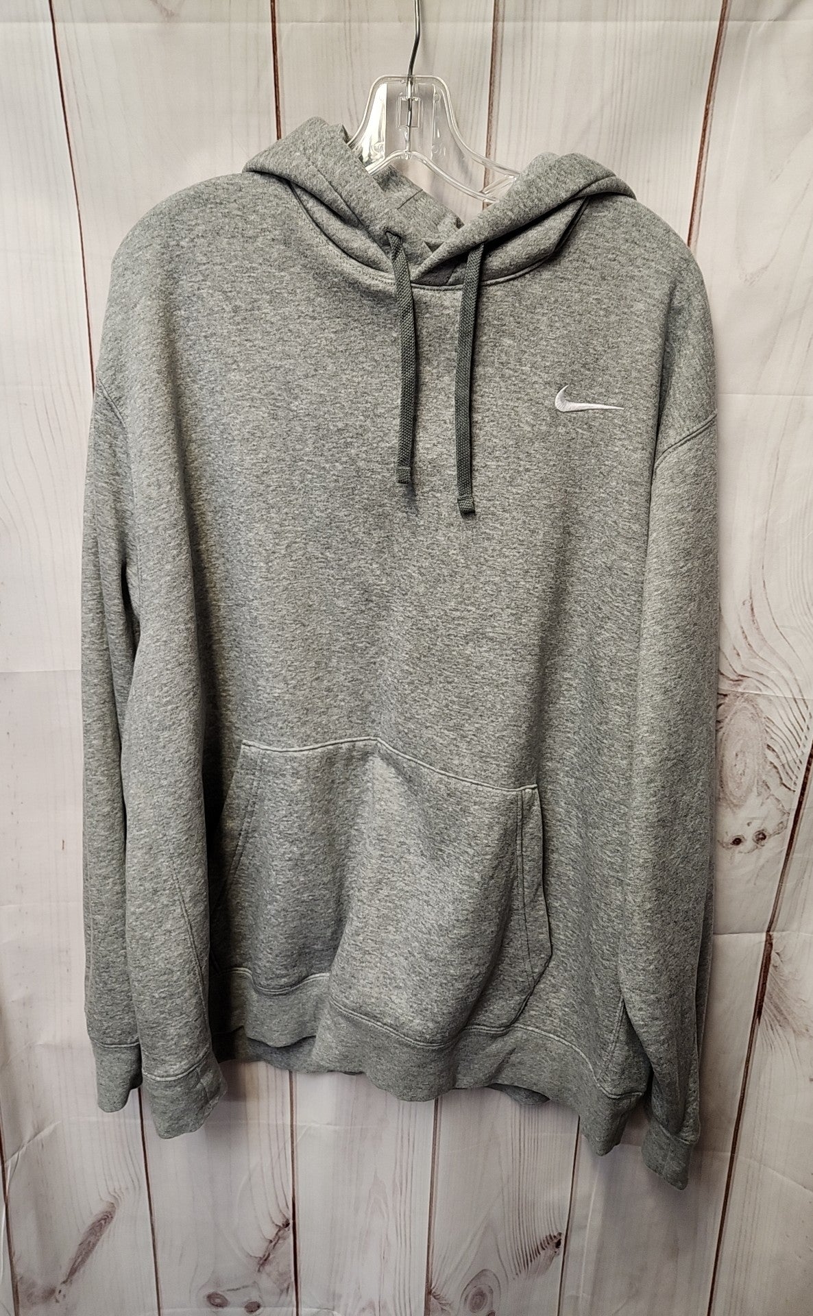 Nike Men's Size XXL Gray Hooded Sweatshirt