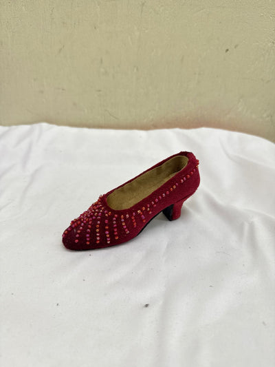 Just the Right Shoe "Fete" Red Pump Figurine