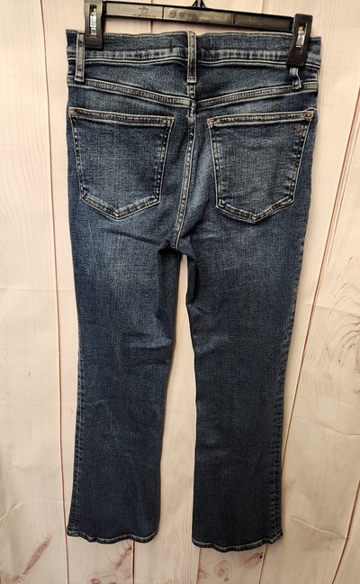 Madewell Women's Size 26 (1-2) Blue Jeans Mid Rise Kick Out Jeans