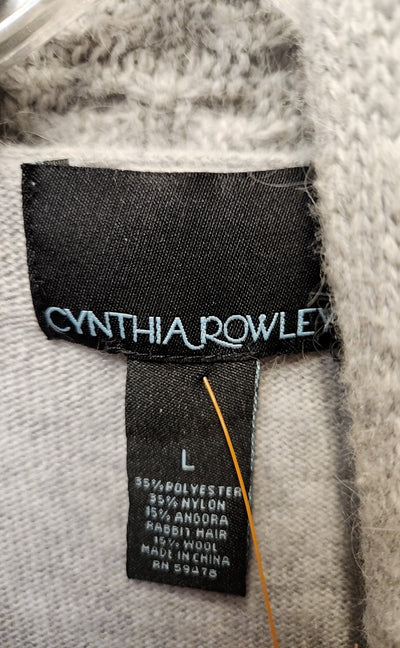 Cynthia Rowley Women's Size L Gray Cardigan