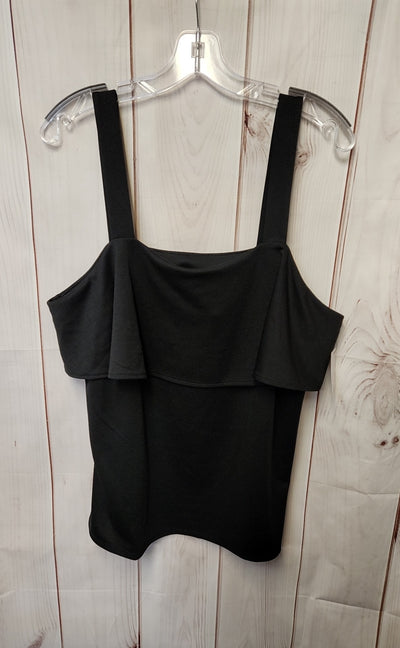 NWT Apt 9 Women's Size XXL Black Sleeveless Top