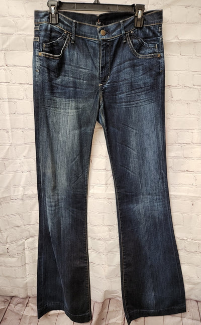 Citizens of Humanity Women's Size 31 Blue Jeans Hutton Medium Rise Wide Leg