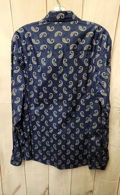 Alfani Men's Size L Navy Shirt