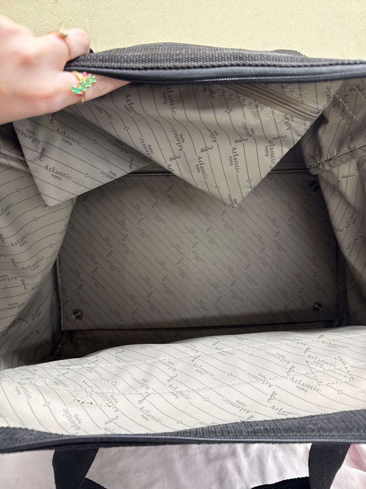 Atlantic Black Duffle Bag