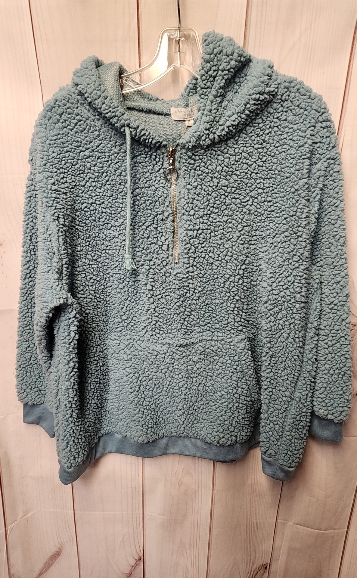 Warm & Cozy Women's Size M Light Blue Jacket