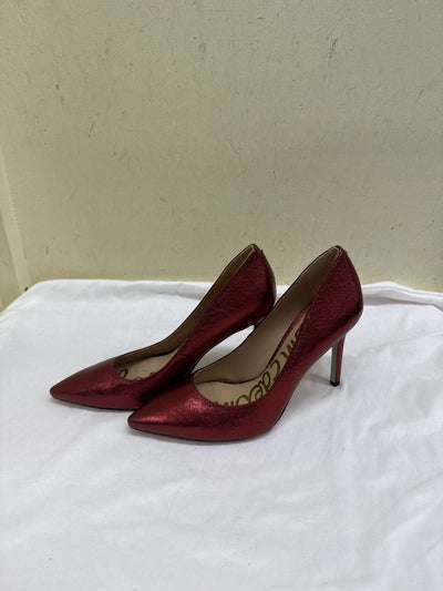 Sam Edelman Women's Size 6-1/2 Red Pumps Shoes