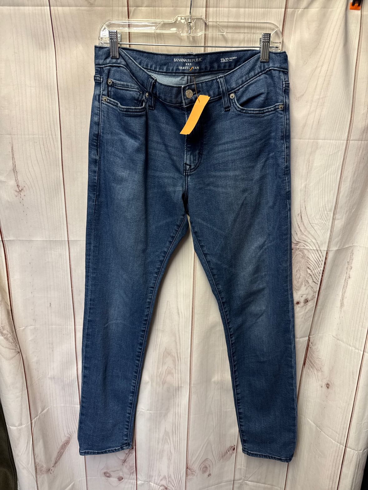 Banana Republic Men's Size 33x32 Blue Jeans Skinny Fit