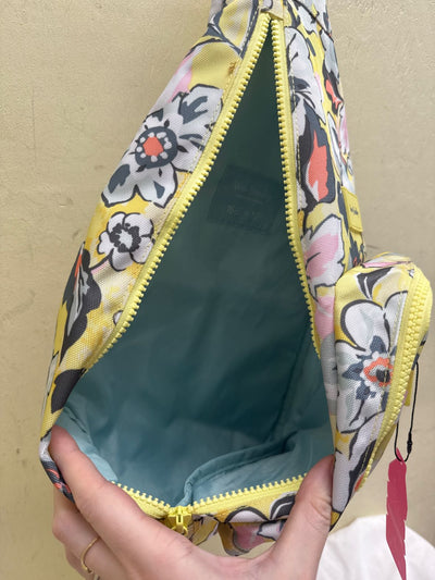 NWT Vera Bradley Yellow Reactive Sling Backpack