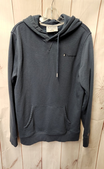 Champion Men's Size M Navy Blue Hoodie Hooded Sweatshirt