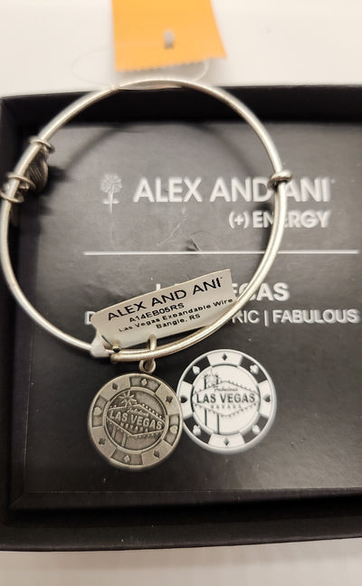NWT in Box Las Vegas Alex and Ani Silver Bracelet
