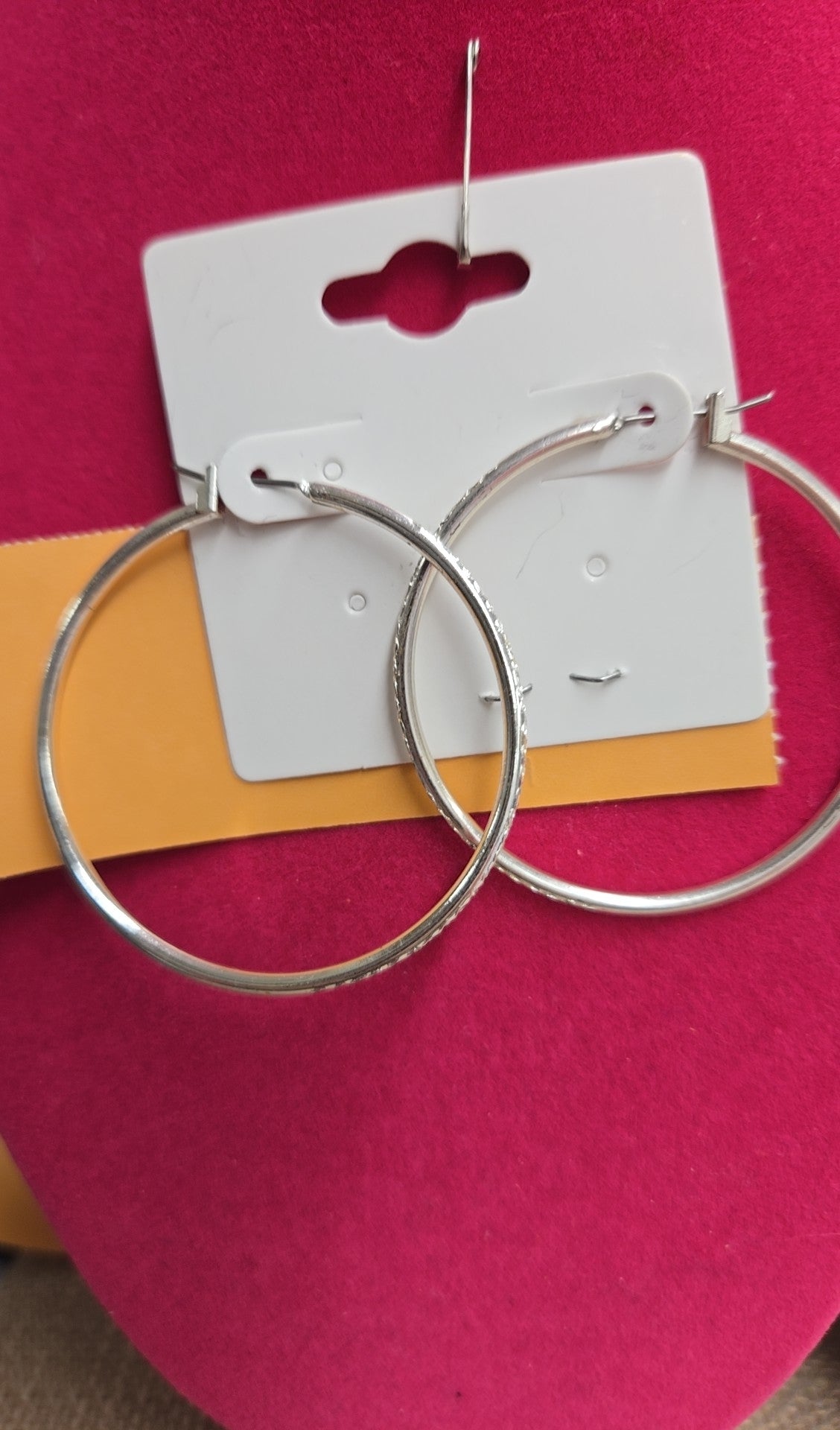 Silver Hoop Earrings