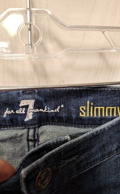 7 For All Mankind Men's Size 40 Blue Jeans Slimmy