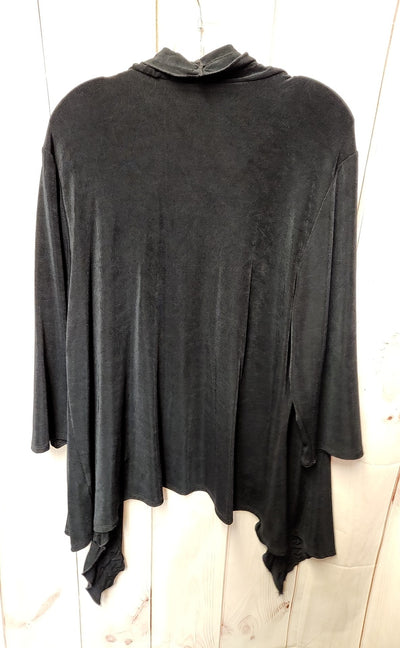 Chico's Travelers Women's Size 3 = US XL Black Cardigan