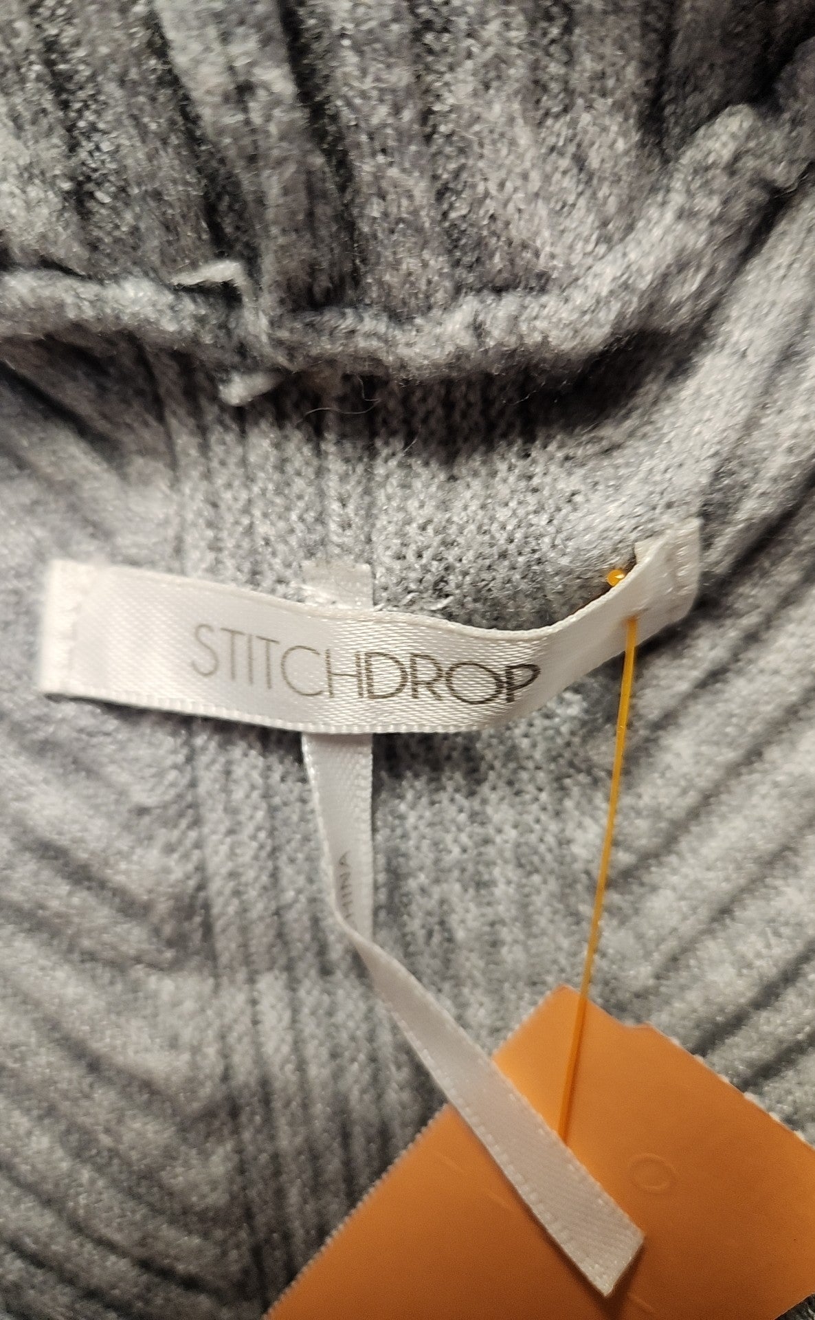 Stitchdrop Women's Size S Gray Hooded Sweater