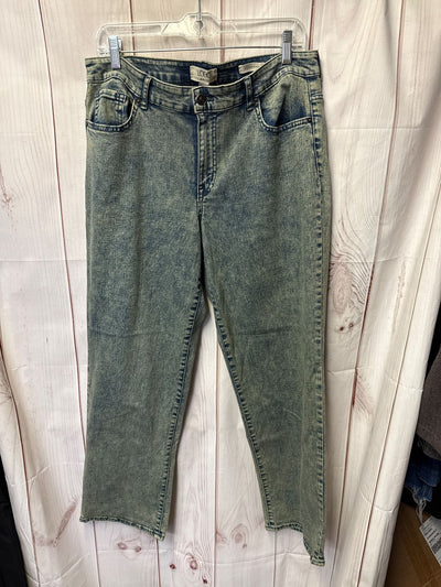 Logo Women's Size 31 (11-12) Blue Jeans Boyfriend