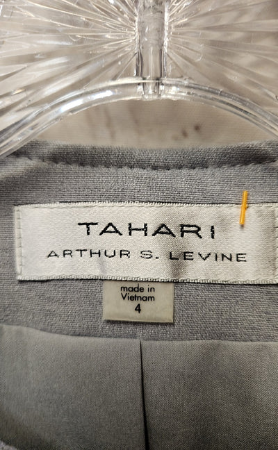 NWT Tahari Women's Size 4 Gray Cardigan