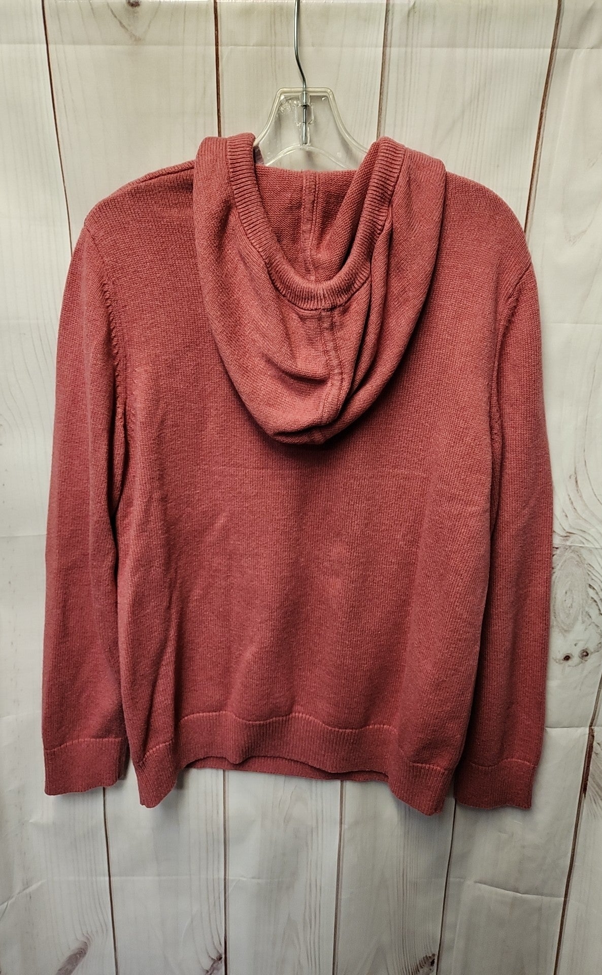 LL Bean Women's Size M Red Knit Hoodie