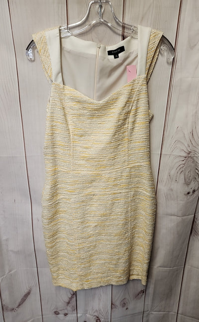 Drew Women's Size 4 White & Yellow Dress