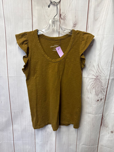 Universal Thread Women's Size XS Brown Short Sleeve Top