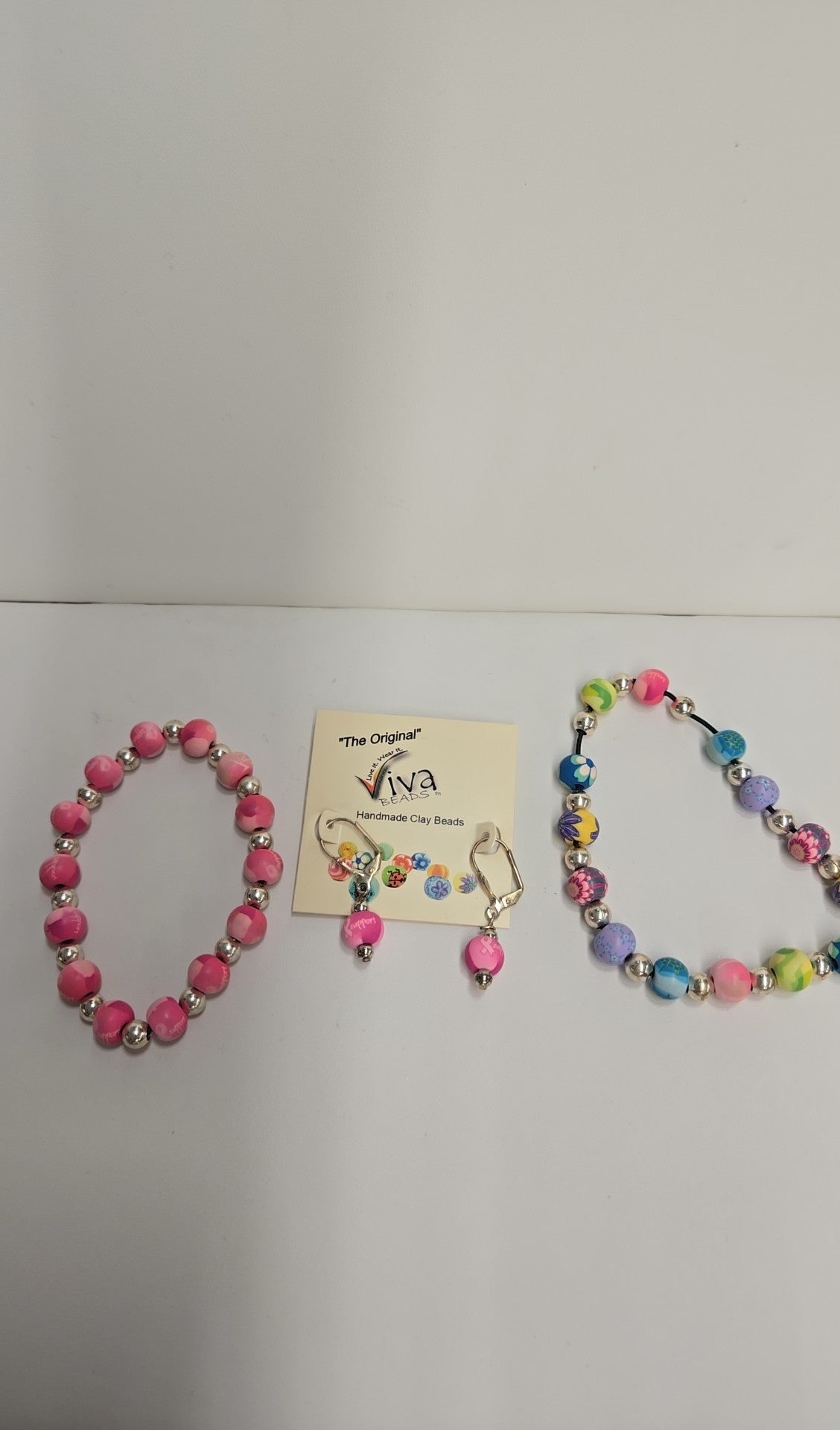 Viva Beads Jewelry Set - Earrings & 2x Bracelets