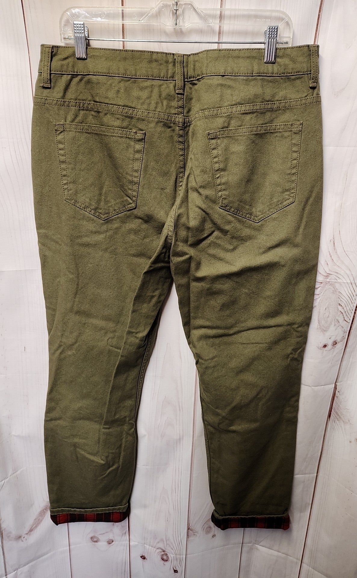 NWT Bit & Bridle Women's Size 16 Olive Green Pants
