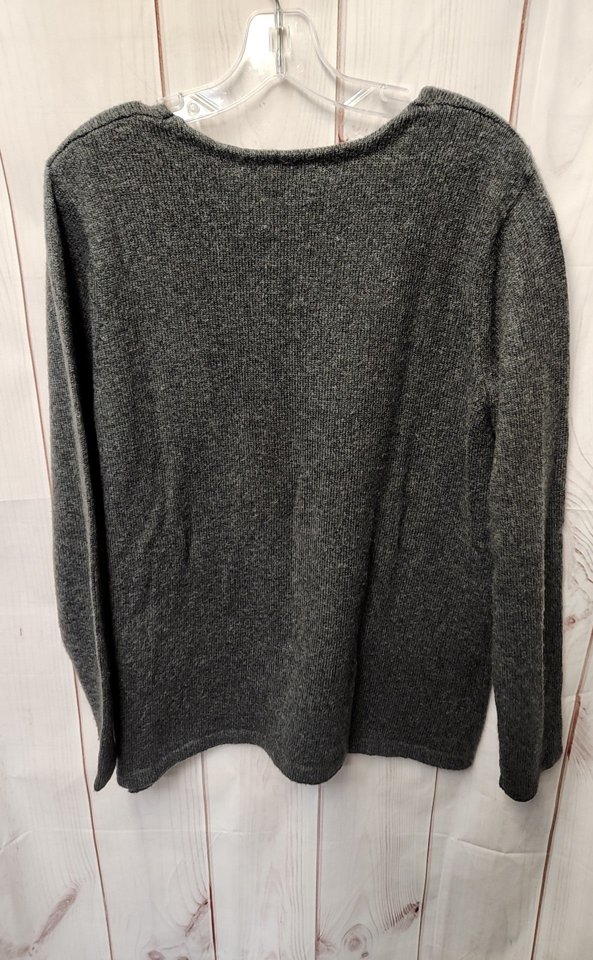 J Jill Women's Size XL Gray Holiday Sweater