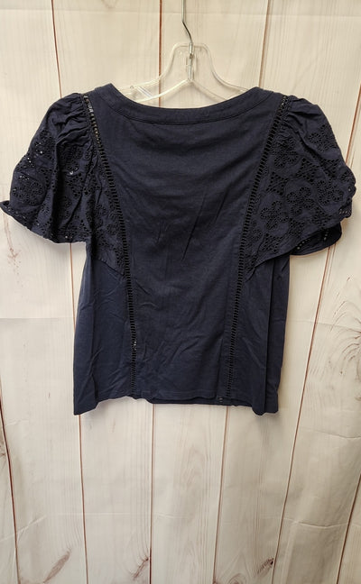 Banana Republic Women's Size XS Navy Short Sleeve Top