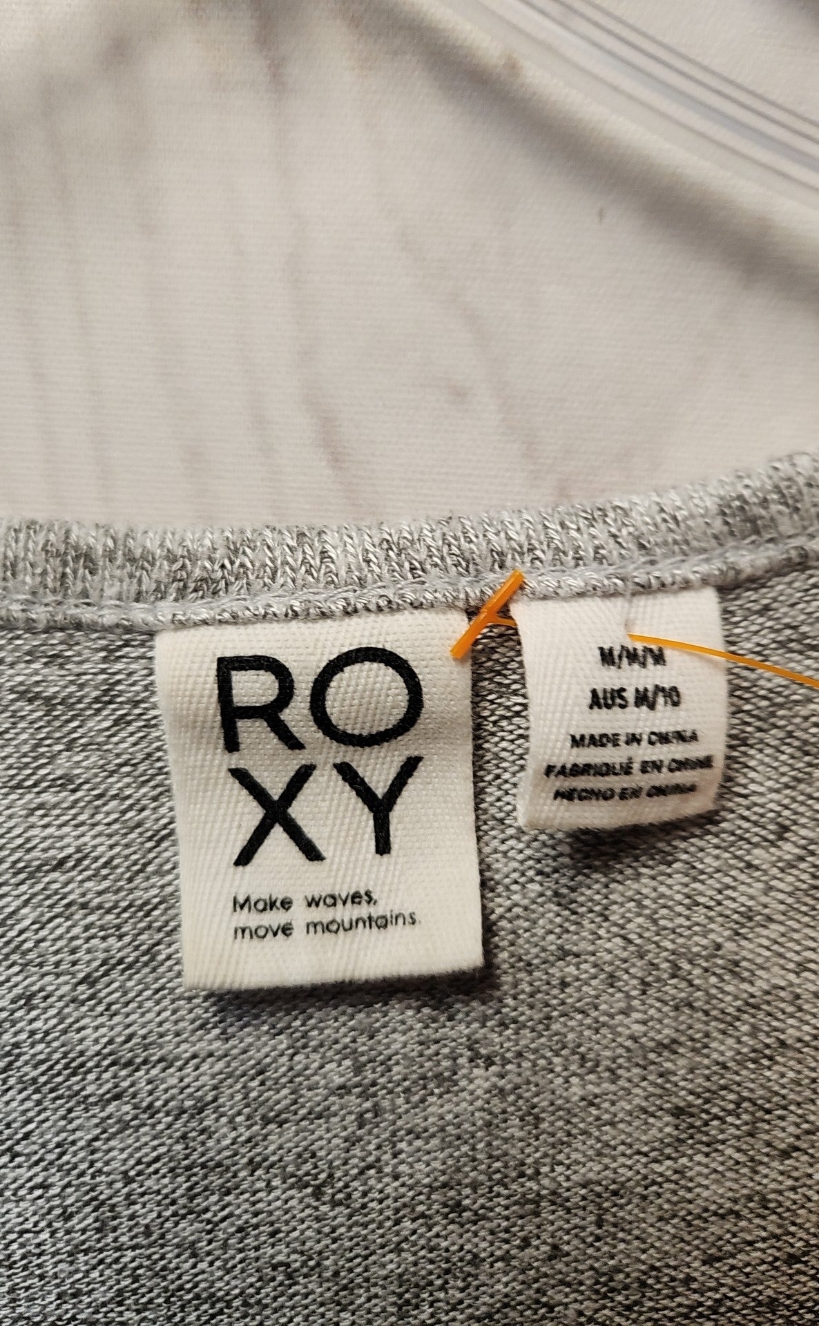 Roxy Women's Size M Gray & Blue Sweater