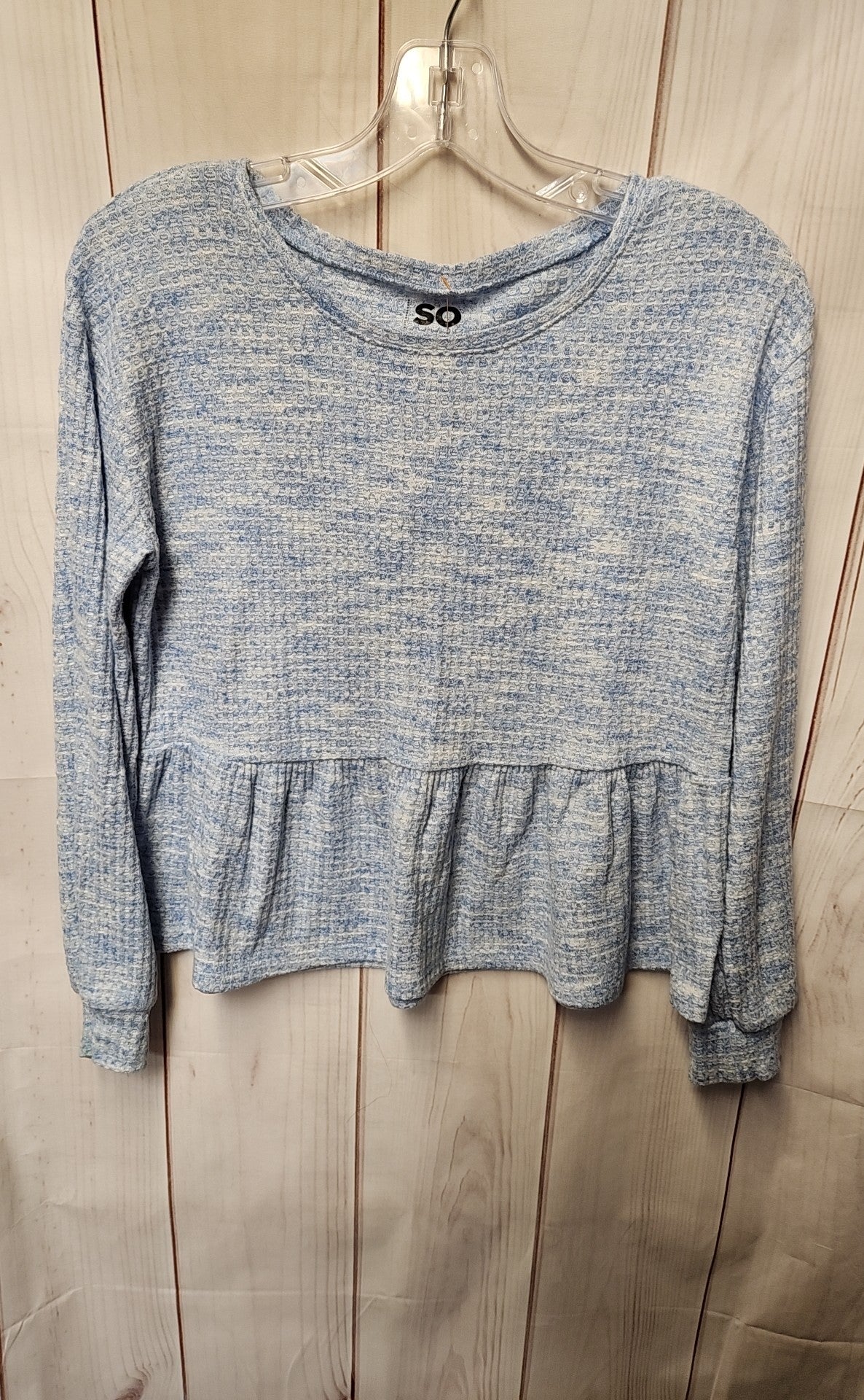 So Girl's Size 14/16 Blue Shirt